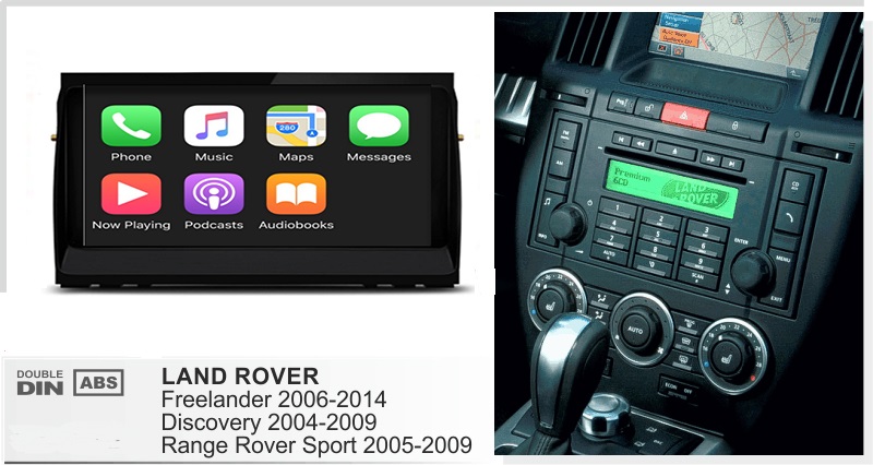 ICE  MULTIMEDIA AN6399_GPS OEM LANDROVER DISCOVERY 3 – RANGEROVER SPORT  2004-2009   7΄΄ – ANDROID 6