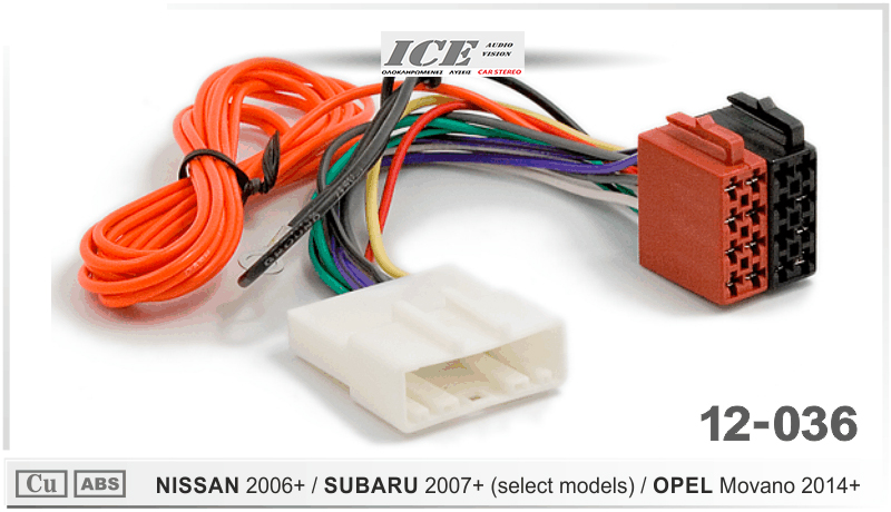 ΦΙΣΑ ΓΙΑ NISSAN 2006+ (select models) / SUBARU 2007+ (select models) / OPEL Movano 2014+ 12-036