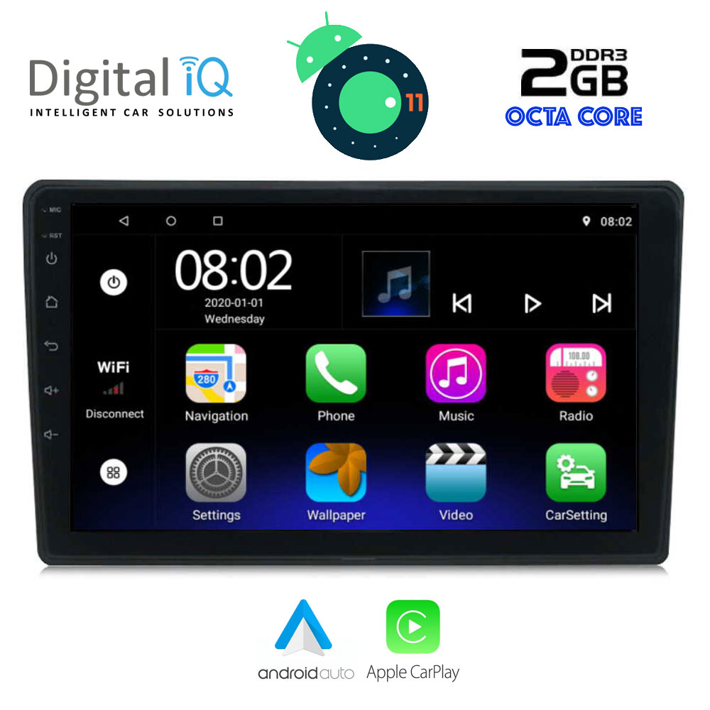 TABLET OEM AUDI A4  mod. 2002-2008ANDROID 11  R | Ultra Fast Loading 3secCPU : CORTEX A55  1.6Ghz – 8coreRAM DDR3 : 2GB - NAND FLASH : 32GBSTEERING WHEEL COMMANDS & BOSE w