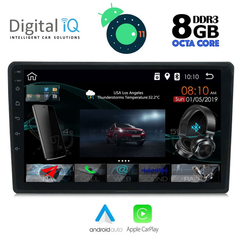 MULTIMEDIA OEM AUDI A4 mod. 2002-2008ANDROID 11CPU: CORTEX A55 + A75 64Bit | 8CORE | 2GhzRAM DDR3: 8GB | NAND FLASH: 128GBSUPPORTS STEERING WHEEL COMMANDSMFD & BOSE with 