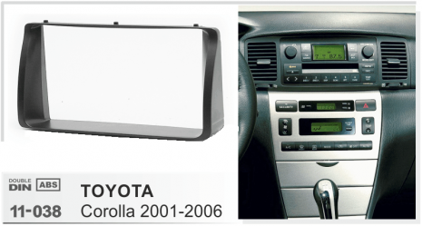Πρόσοψη Toyota  Corolla ’03-’07 2din ( ύψος 98 πλάτος 173 )53.908-03.532