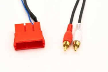 Line out adapter 2 rca to mini iso