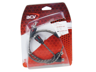 ΚΑΛΩΔΙΟ RCA Υ 1Α/2Θ Ζεύγος ACV Made in Germany  Συλικόνης πολύ καλή ποιότητα χαλκού RCA cable Line Y-cable (m)>(f)/(f) 30cm