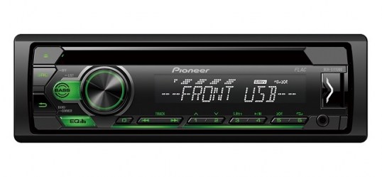 pioneer DEH-S121Ubg RC/D USB AUX πράσινο με CONTROL
