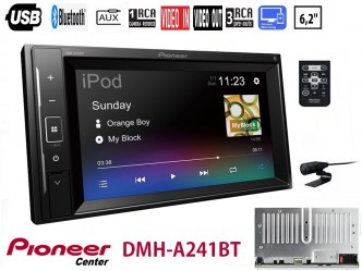 PIONEER DMH-A241BT (+ τοποθέτηση ) 6,2inch ,RADIO, BT, USB , MIRRORING απεικόνιση του κινητού σας στην οθόνη , CONTROL συμπεριλα