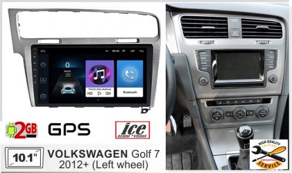 ΕΡΓΟΣΤΑΣΙΑΚΟ MULTIMEDIA ΓΙΑ VW GOLF 7 2013+ Android 10-2GB , Εργοστασιακή οθόνη αυτοκίνητου 10 ιντσών , με GPS , WI-FI , Radio