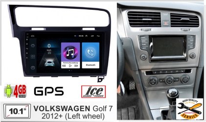 ΕΡΓΟΣΤΑΣΙΑΚΟ MULTIMEDIA ΓΙΑ VW GOLF 7 2013+ Android 10-4GB , Εργοστασιακή οθόνη αυτοκίνητου 10 ιντσών , με GPS , WI-FI , Radio