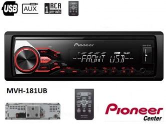 Pioneer MVH-280FD radio usb aux classFD 4X100W  η συσκευασία περιέχει & control