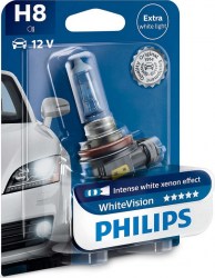 H8 Philips white Vision  ( ORIGINAL Επίσημης αντιπροσωπείας ) TEΜΑΧΙΟ